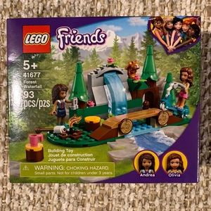 LEGO 41677 Friends Forest Waterfall Building Kit; with Squirrel Toy New